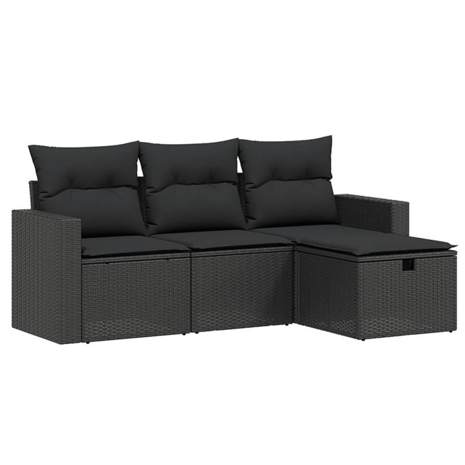 set divano da giardino Polirattan