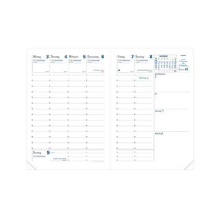 Quo Vadis Quo Vadis - Einlagen Terminkalender - 2025 - Tour - Die Woche Planning - Deutsch - Dez/Dez - 9x12,5 cm - Clairefontaine-Papier Weiß - Hergestellt in Frankreich  