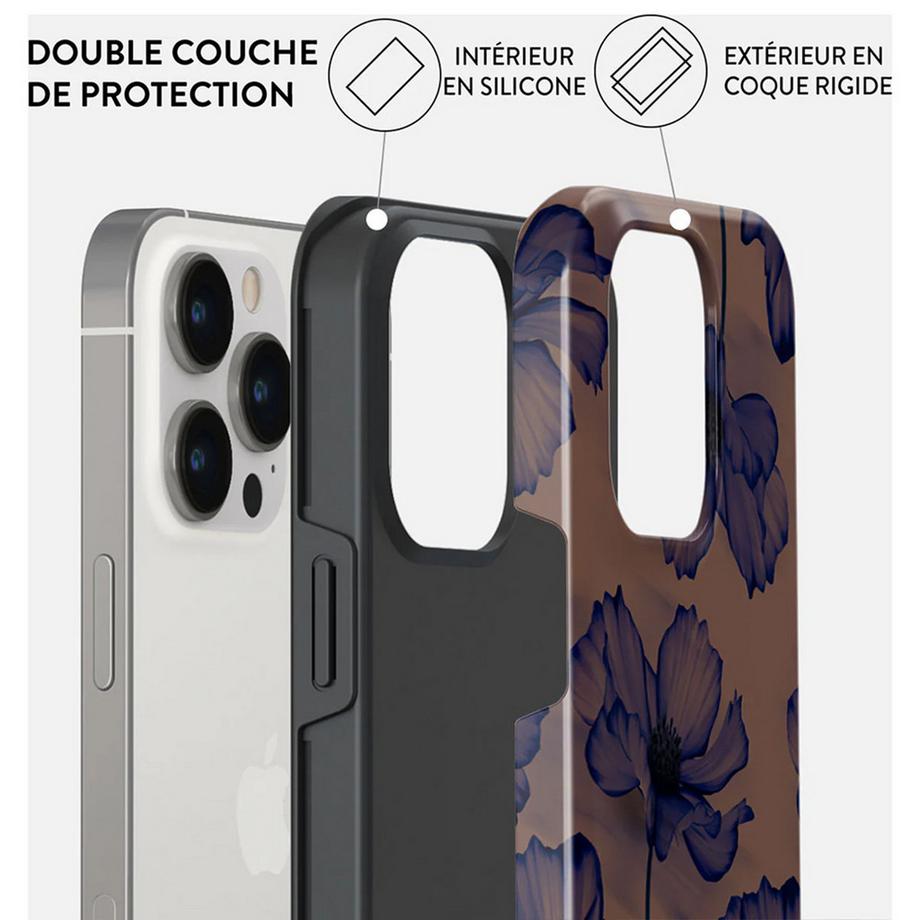 Burga  Coque pour iPhone 14 Pro Tough Velvet Night 