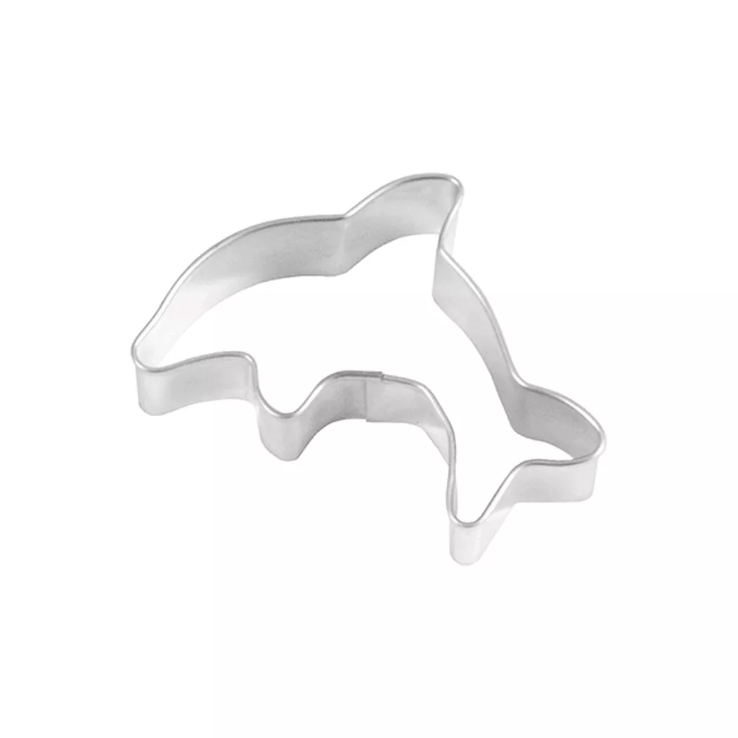 BIRKMANN - B194618 Ausstechform “Delphin” Edelstahl 7 cm, One Size