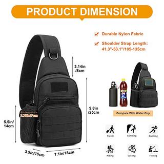 Only-bags.store Taktische Brust Sling Umhängetasche  