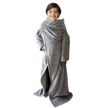 Decke mit Ärmeln für Kinder - Grau