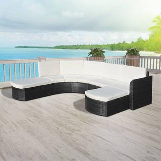 VidaXL Canapé de jardin rotin synthétique  