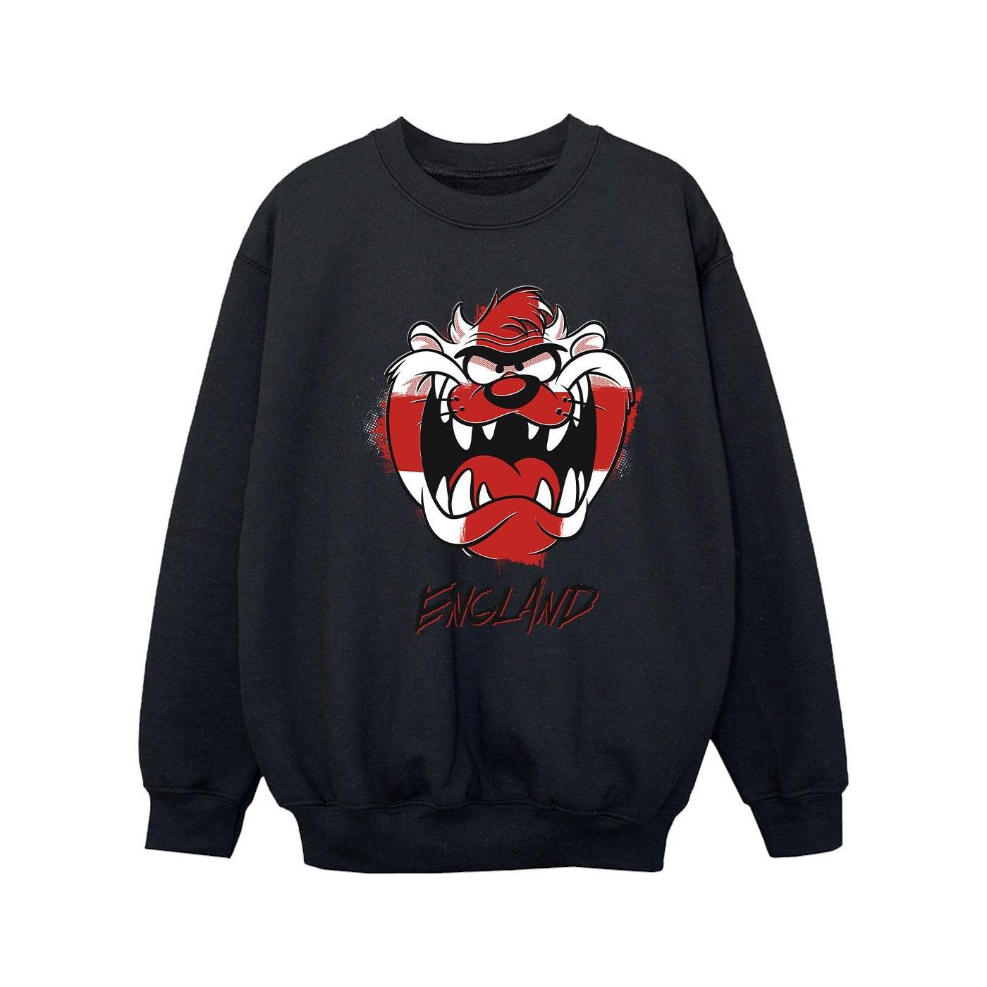 LOONEY TUNES  Taz England Face Sweatshirt 