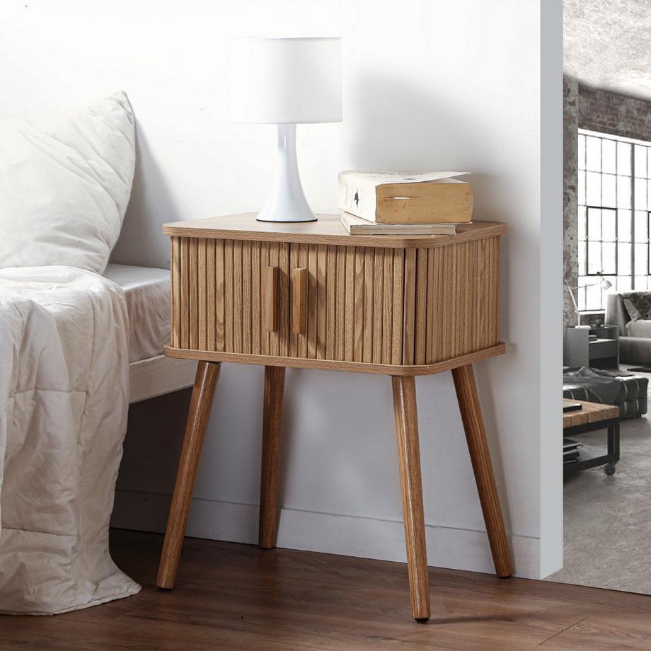 Calicosy Comodino 2 ante scorrevoli A59 cm - Ernest  