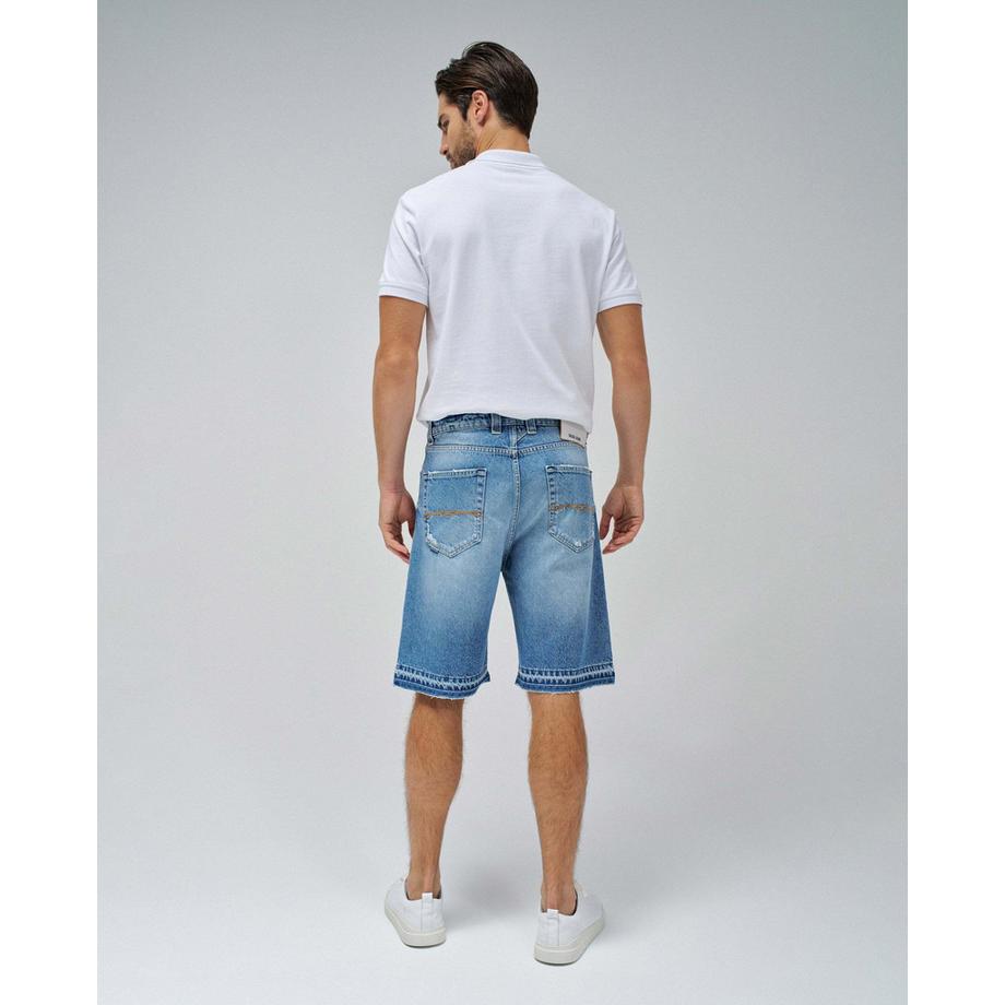 Salsa Short in denim Destroyed Loose Fit  