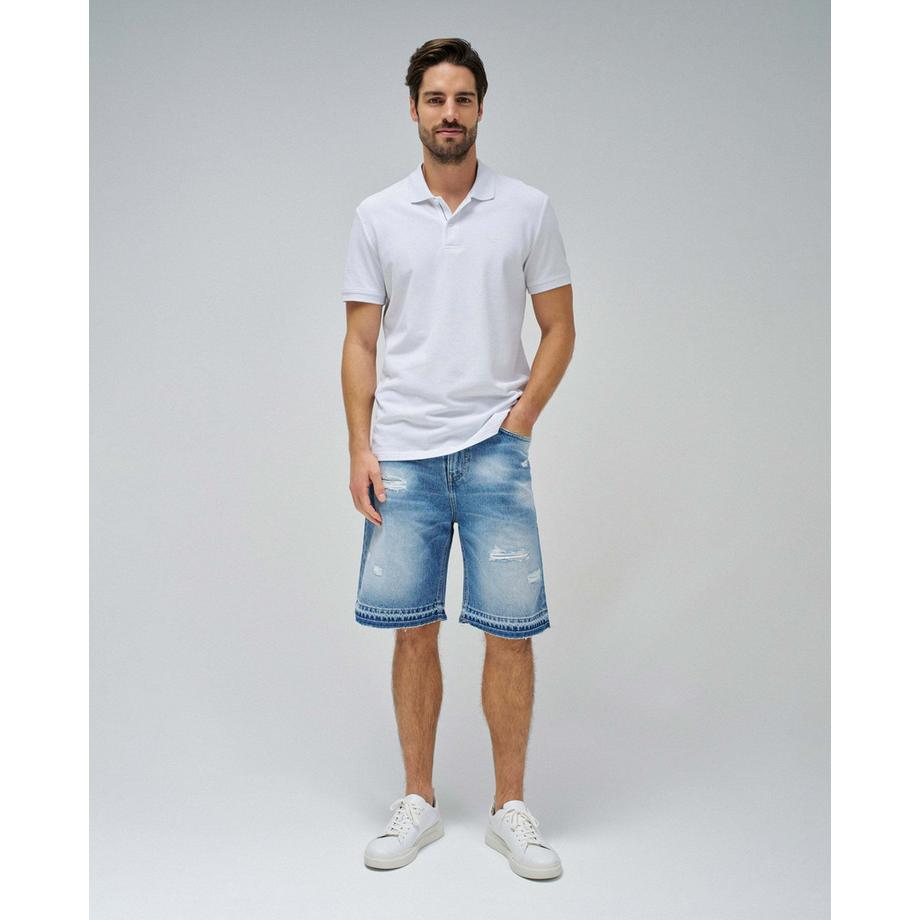 Salsa Short in denim Destroyed Loose Fit  