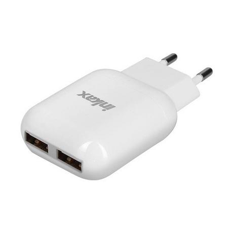 Avizar  Chargeur secteur USB 2.1A / 1.0A 