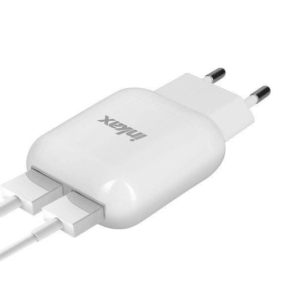 Avizar  Chargeur secteur USB 2.1A / 1.0A 