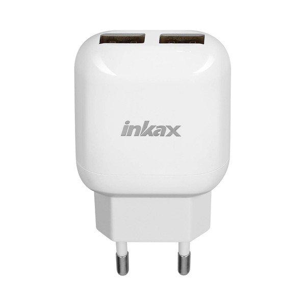 Avizar  Inkax 2.1A / 1.0A USB-Netzteil Weiß 