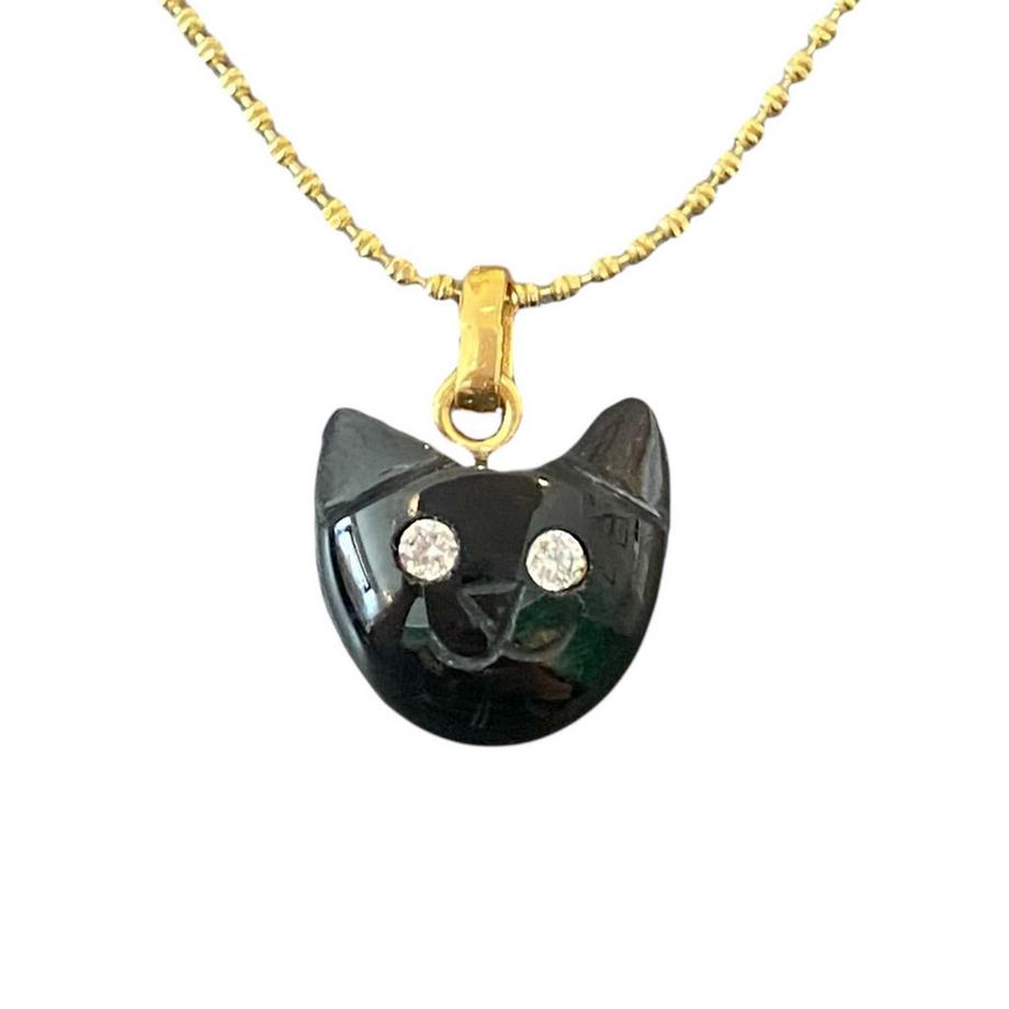 Steinkult  Collier avec pendentif "Minuit" avec Turmaline noir 