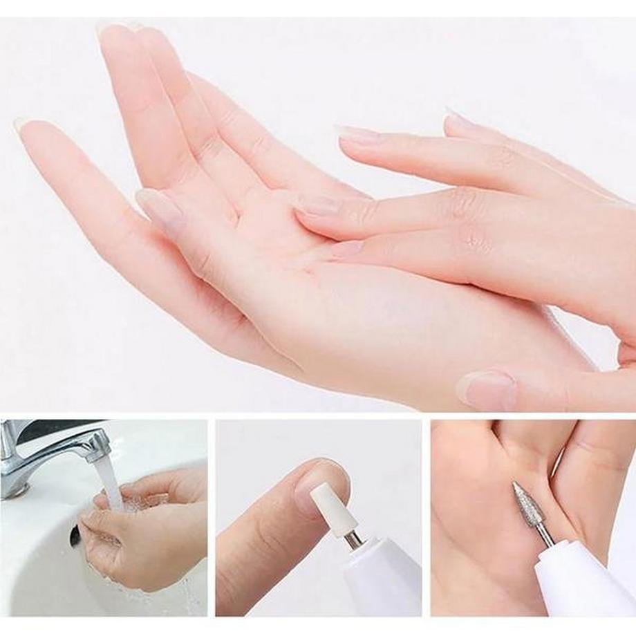 eStore  Elektrische Nagelfeile - 5x Köpfe 