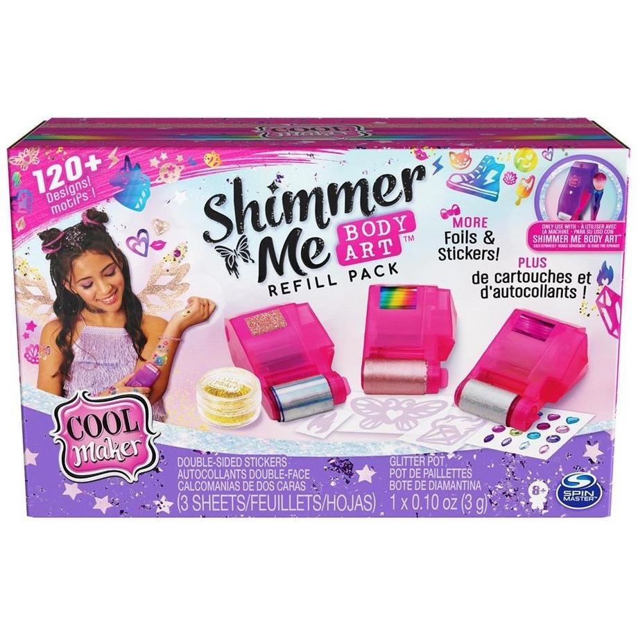 Spin Master  CLM Shimmer Me Body Art Refill Bundle 