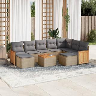 VidaXL Garten sofagarnitur poly-rattan  