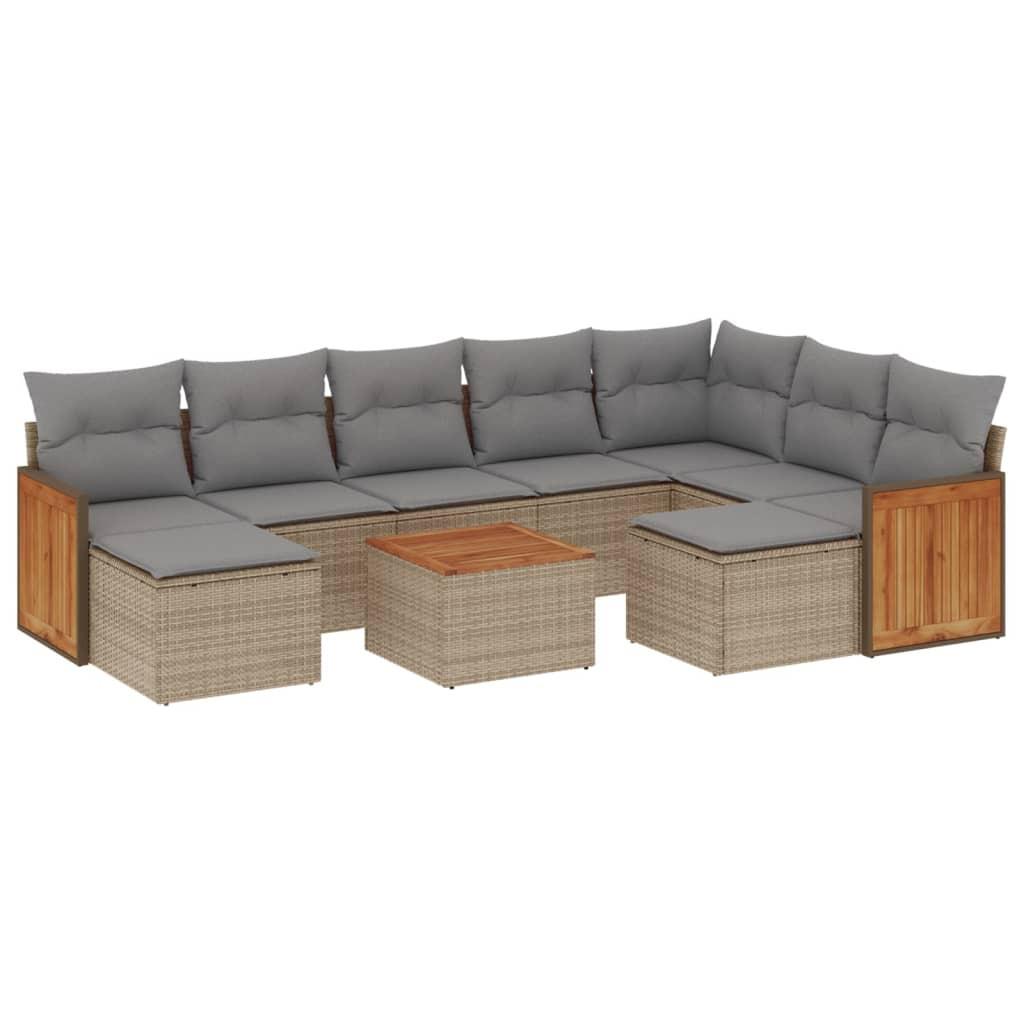 VidaXL Garten sofagarnitur poly-rattan  