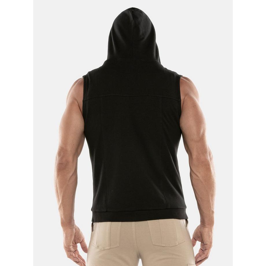 Code22  Veste à capuche sans manches Cargo 