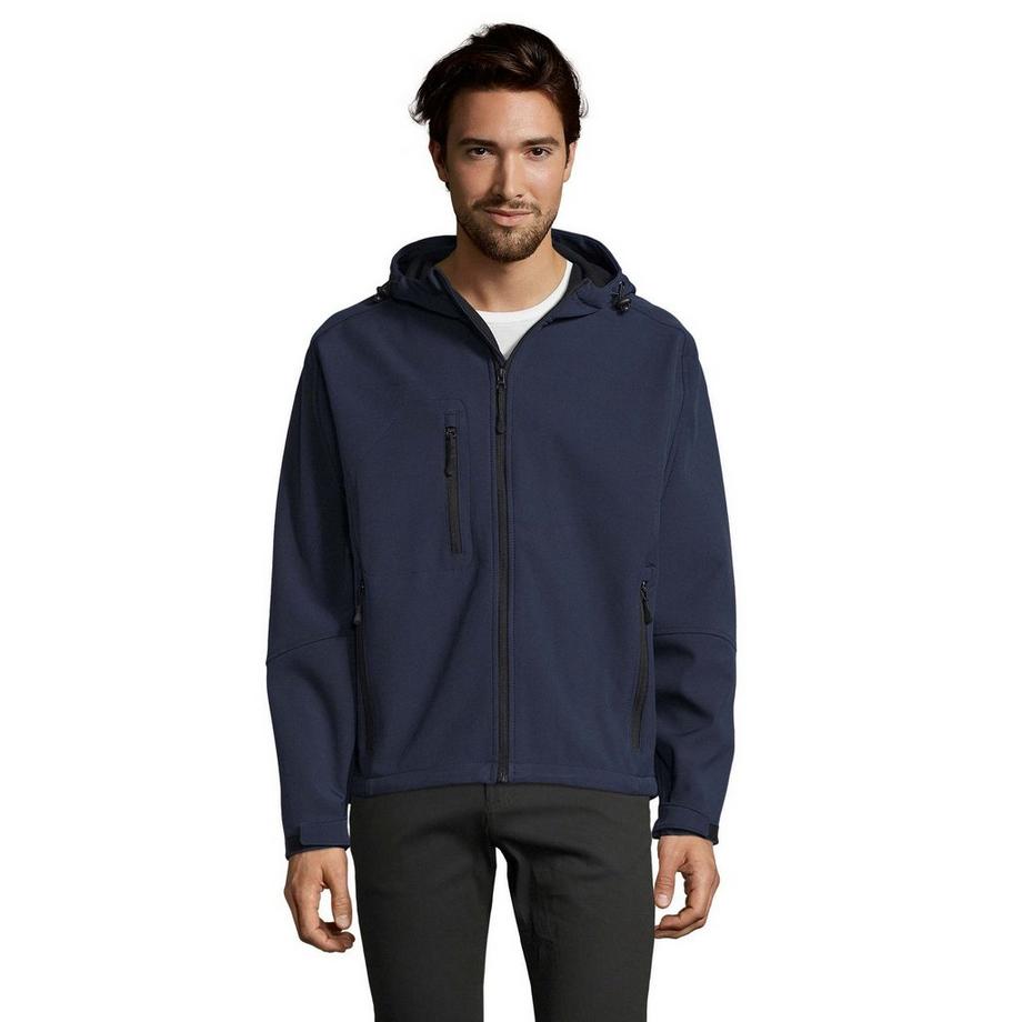 SOLS Giacca Softshell con cappuccio traspirante antivento resistente all'acqua  