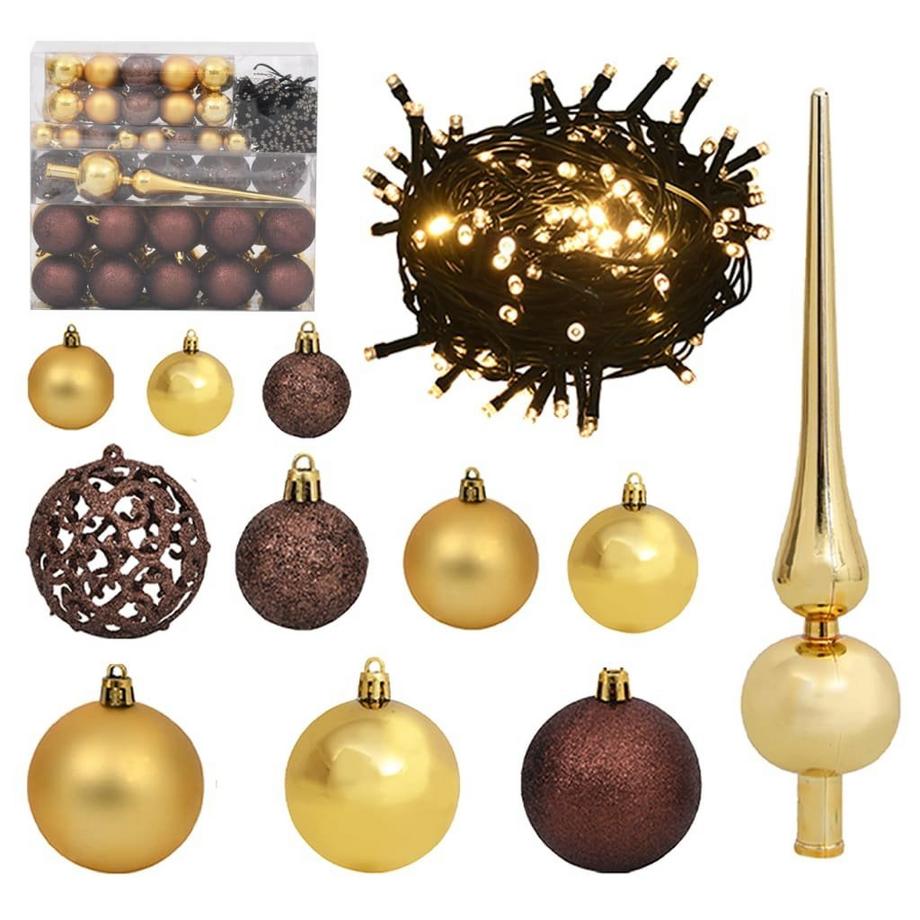 Ensemble de boules de noël