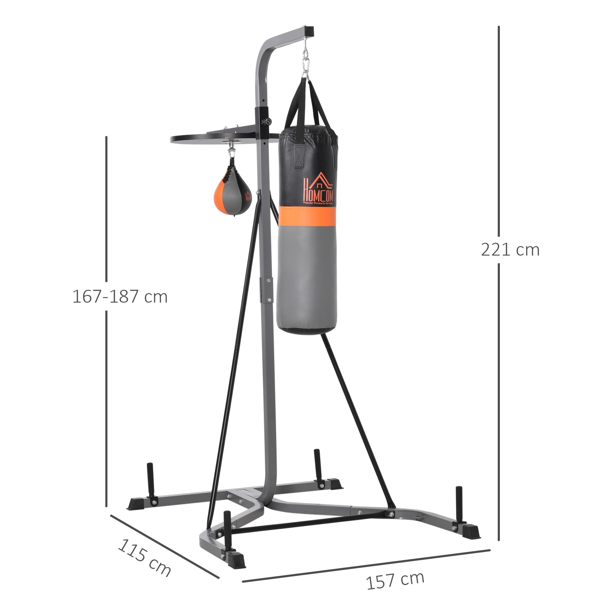 HOMCOM  Boxsackständer mit 20kg Boxsack 