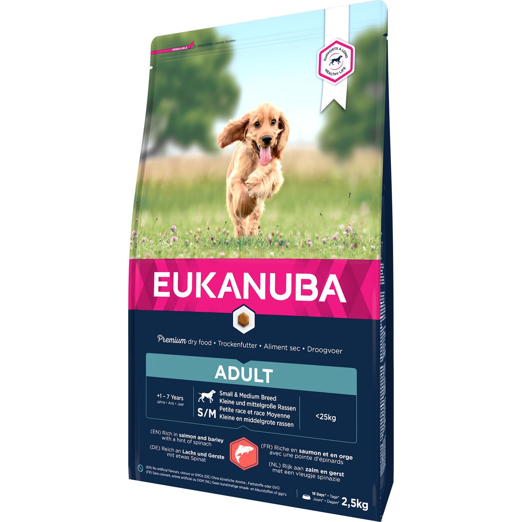 Eukanuba  Adult Saumon Small/Medium 2.5kg 