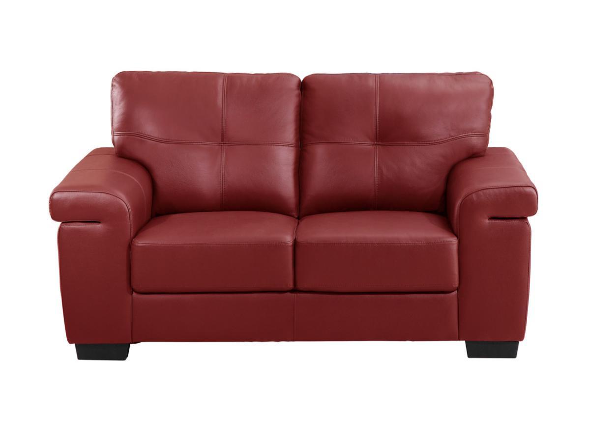 Vente-unique Ledersofa 2Sitzer HAZEL  