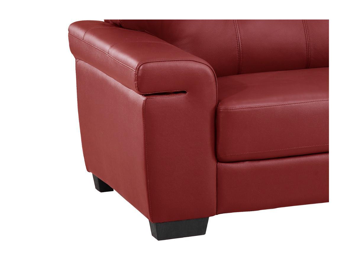 Vente-unique Ledersofa 2Sitzer HAZEL  