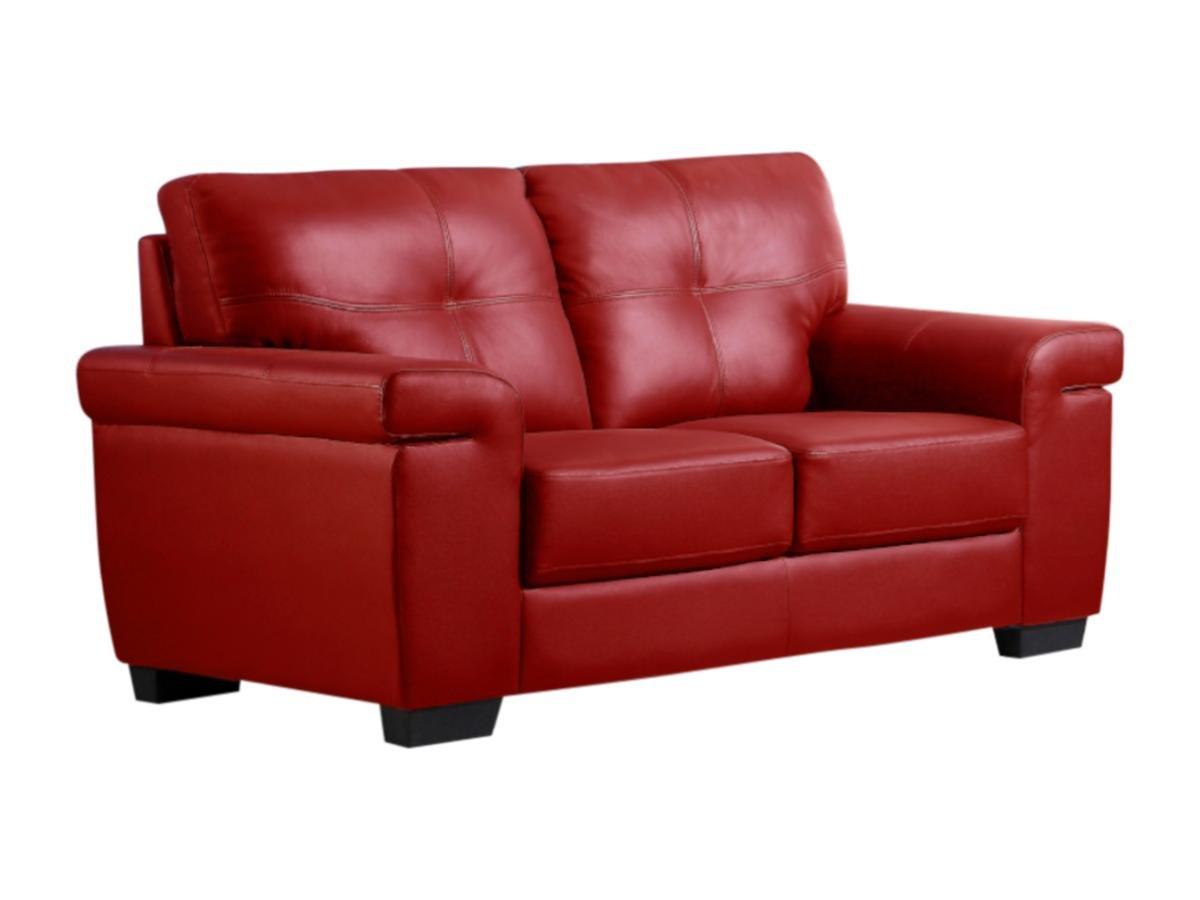 Vente-unique Ledersofa 2Sitzer HAZEL  