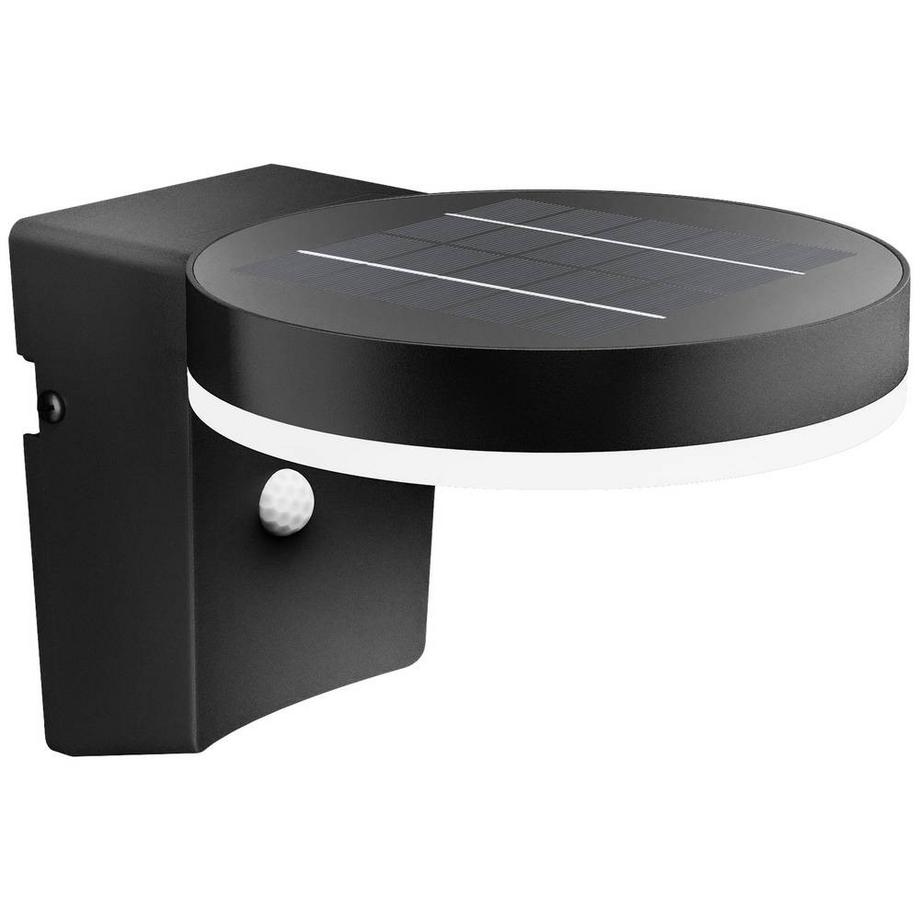 Philips Lighting Zonal  Solar-Außenwandleuchte mit Bewegungsmelder 1.3 W Schwarz  