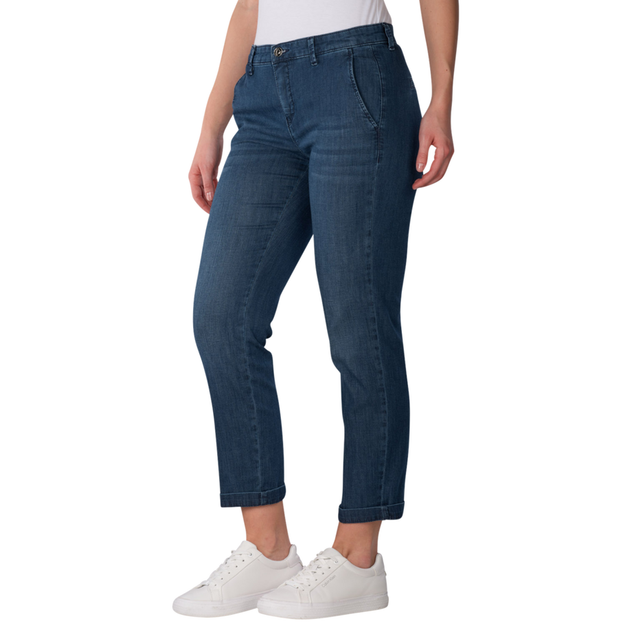 MAC Chino Turn Up Denim Slim Fit Jeans  