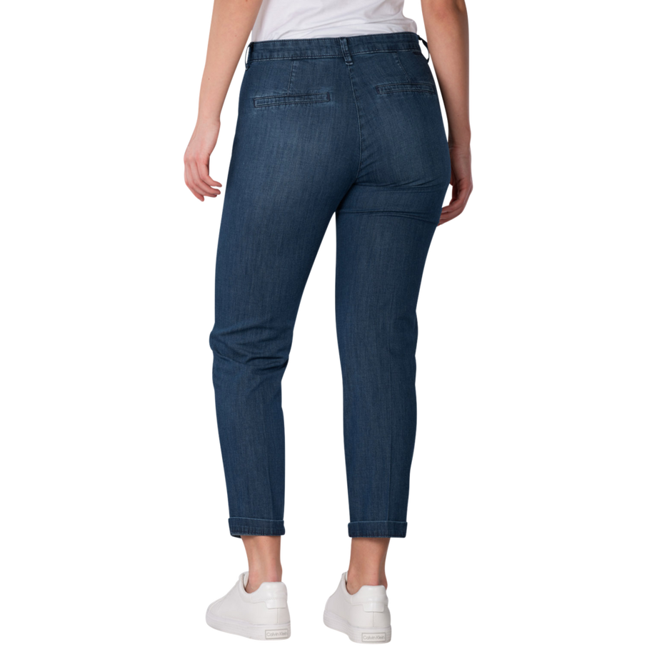 MAC Chino Turn Up Denim Slim Fit Jeans  