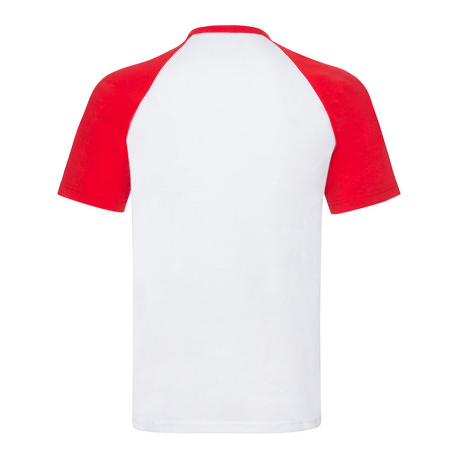 Fruit of the Loom T-shirt Baseball Manches Courtes  