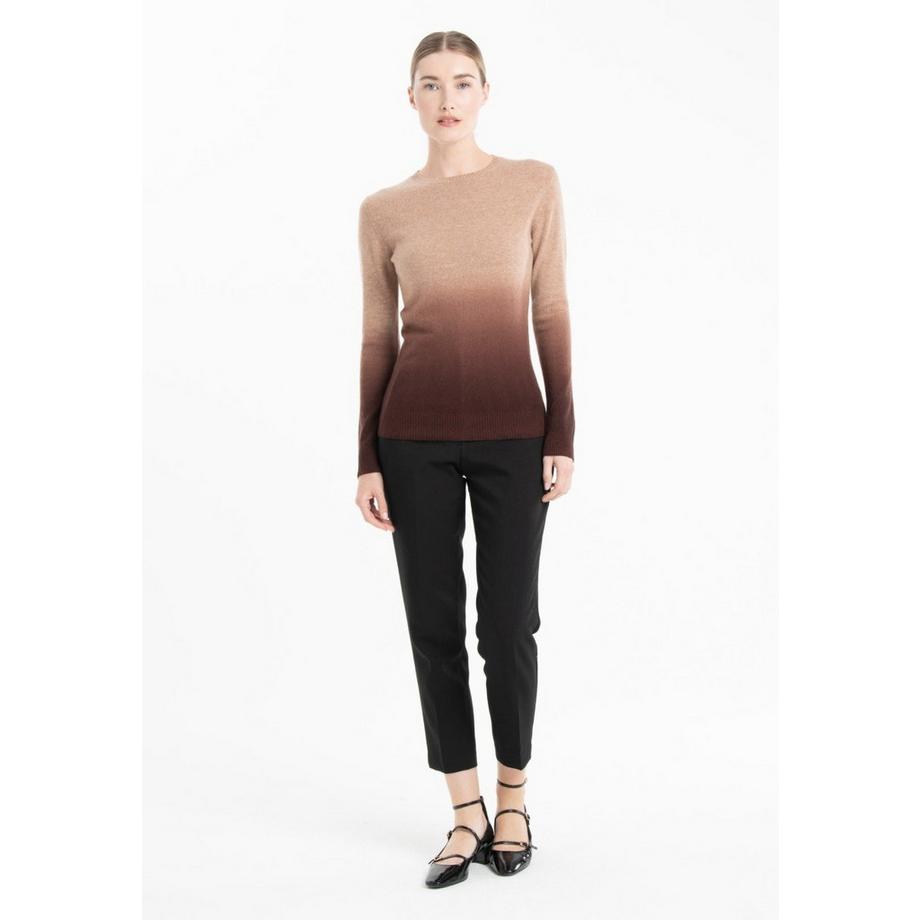 Studio Cashmere8 MIA 8 Pullover Rundhalsausschnitt mit Tie & Dye-Muster  