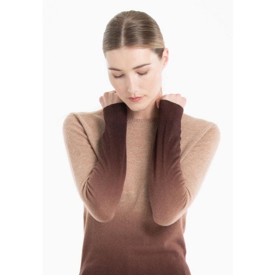 Studio Cashmere8 MIA 8 Pullover Rundhalsausschnitt mit Tie & Dye-Muster  