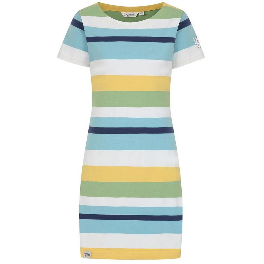 Lazy Jacks Gestreiftes T-Shirt Kleid  