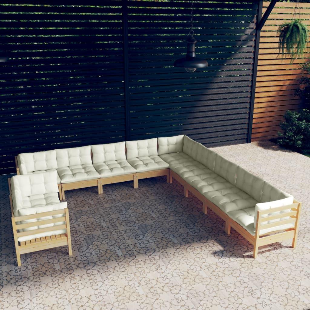 VidaXL Garten-lounge-set kiefernholz  