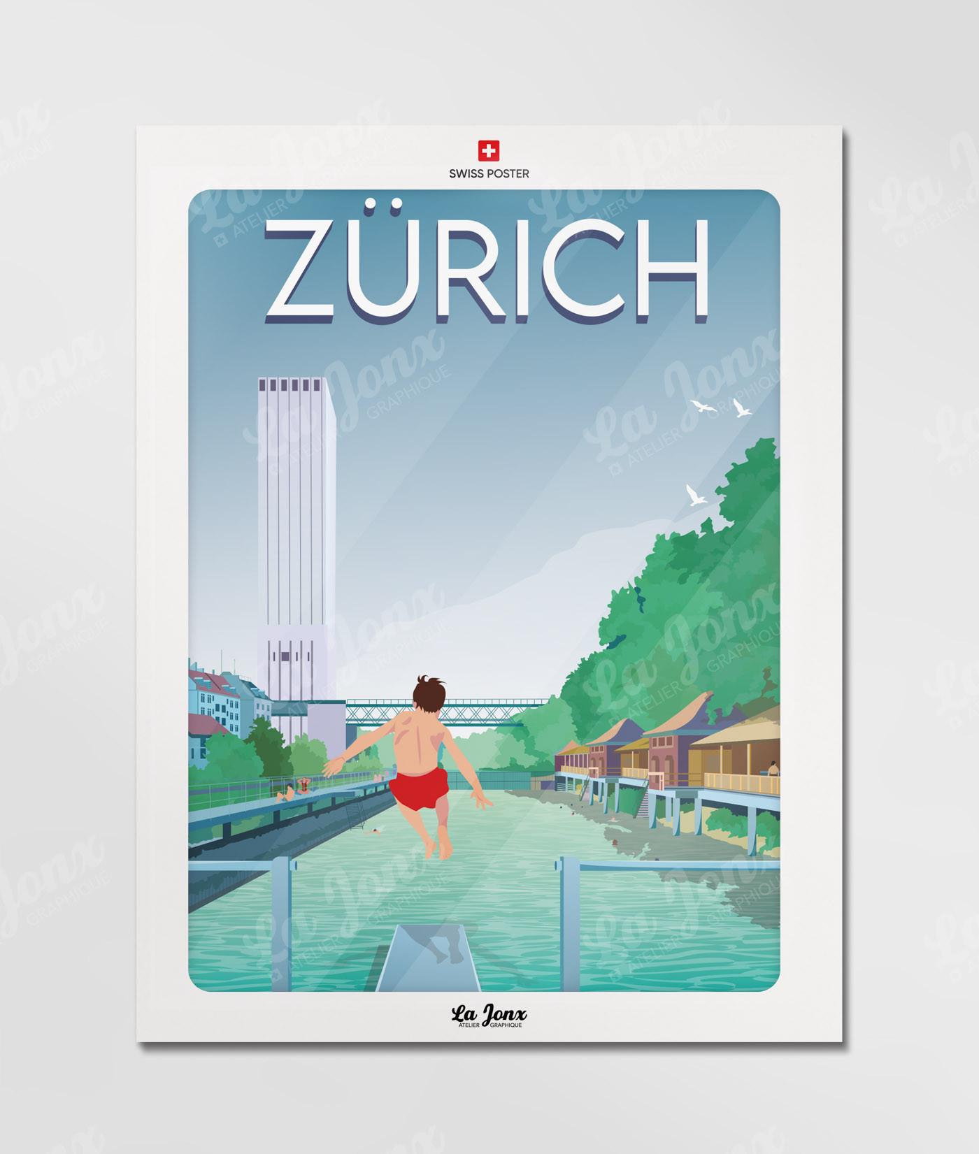 La-Jonx Zürich - Letten - Poster  