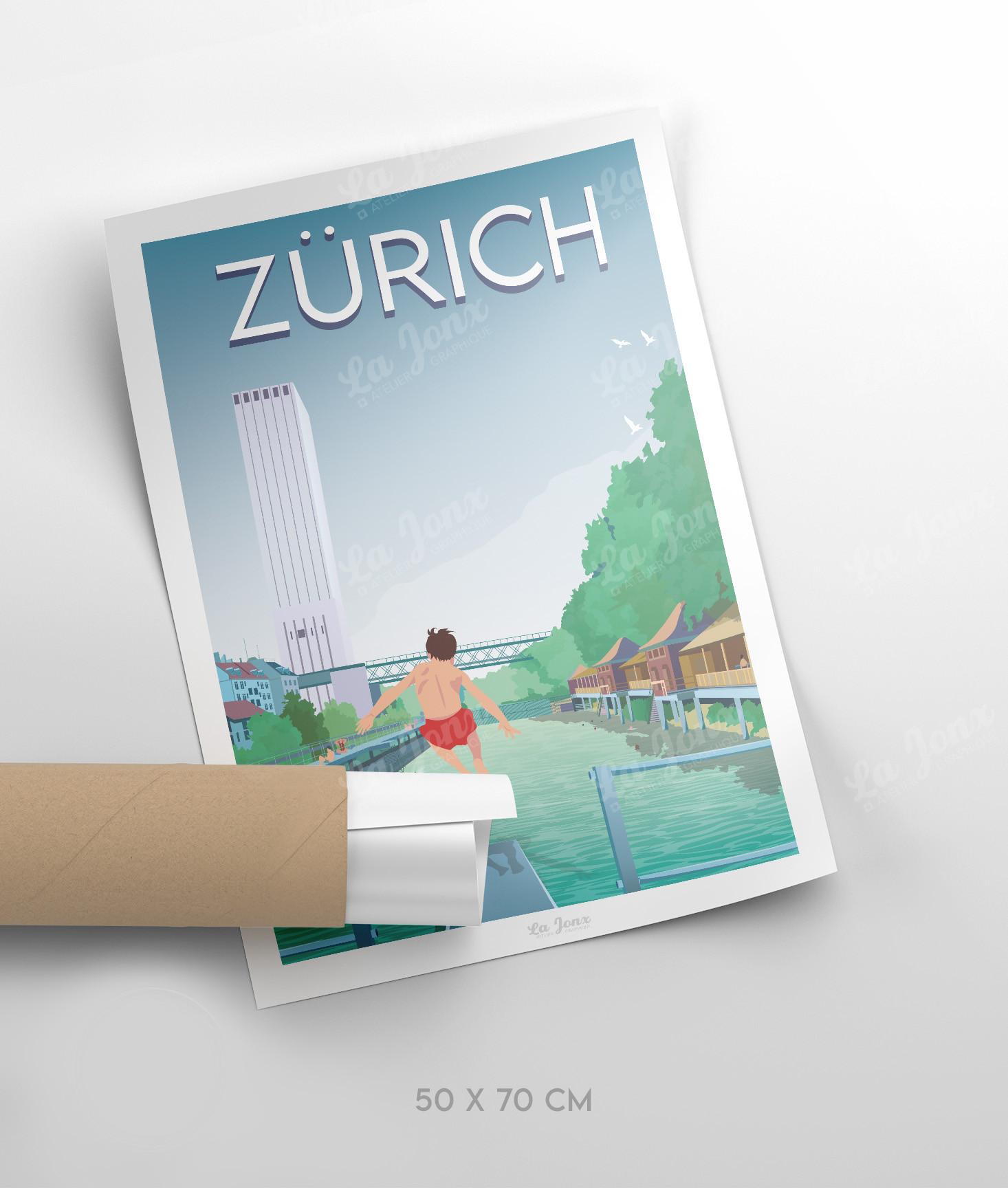 La-Jonx Zürich - Letten - Poster  