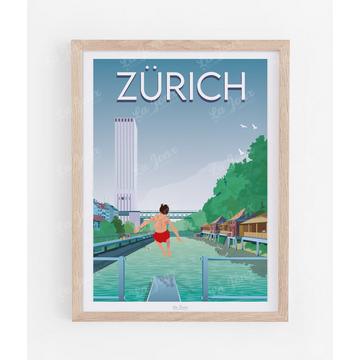 Zürich - Letten - Poster