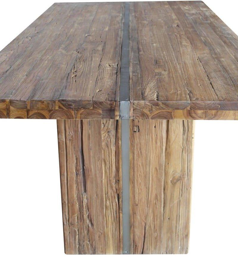 mutoni Table en bois massif Rustique 180x100  