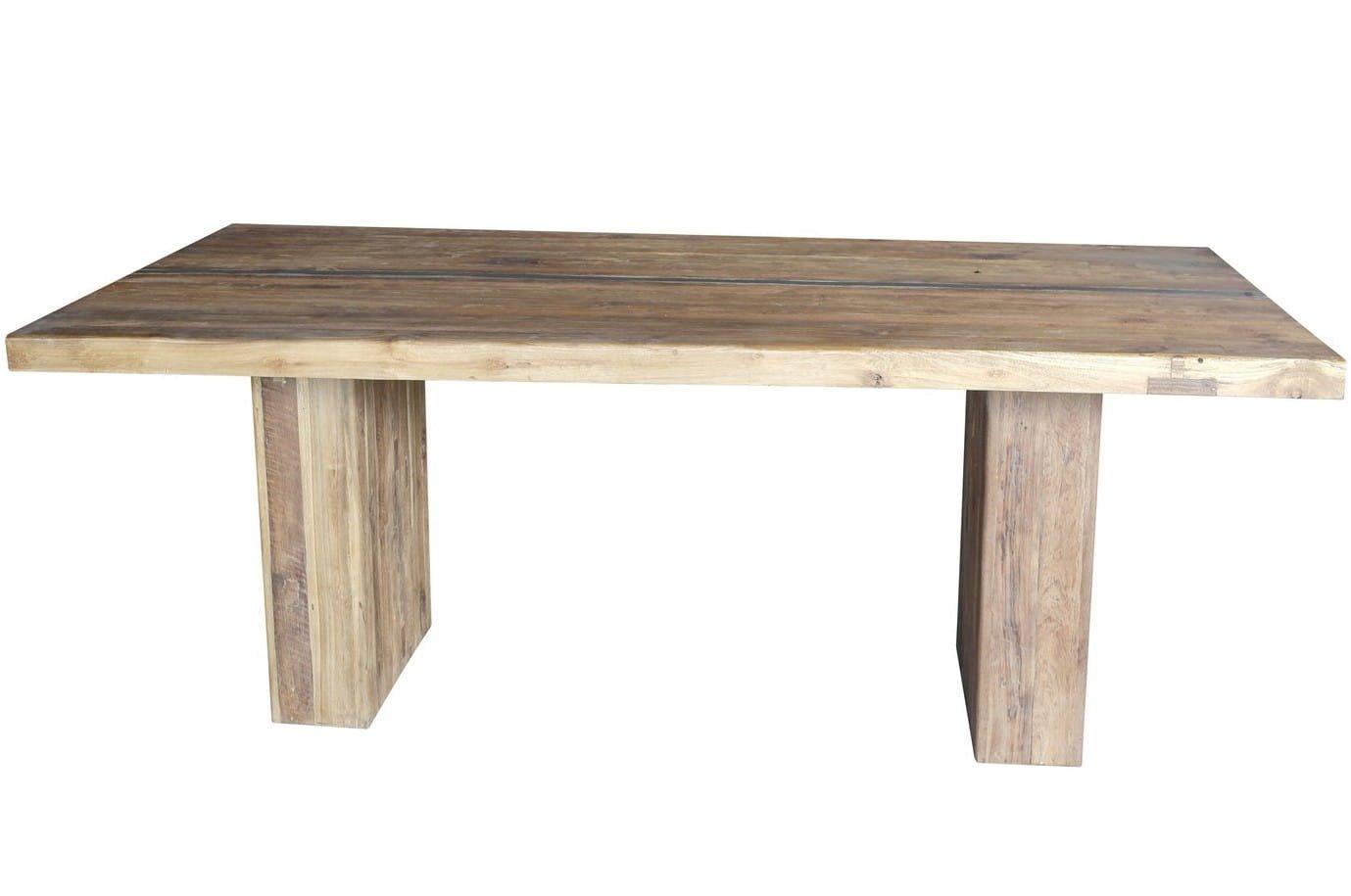 mutoni Table en bois massif Rustique 180x100  