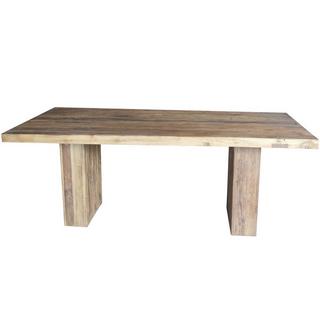 mutoni Table en bois massif Rustique 180x100  