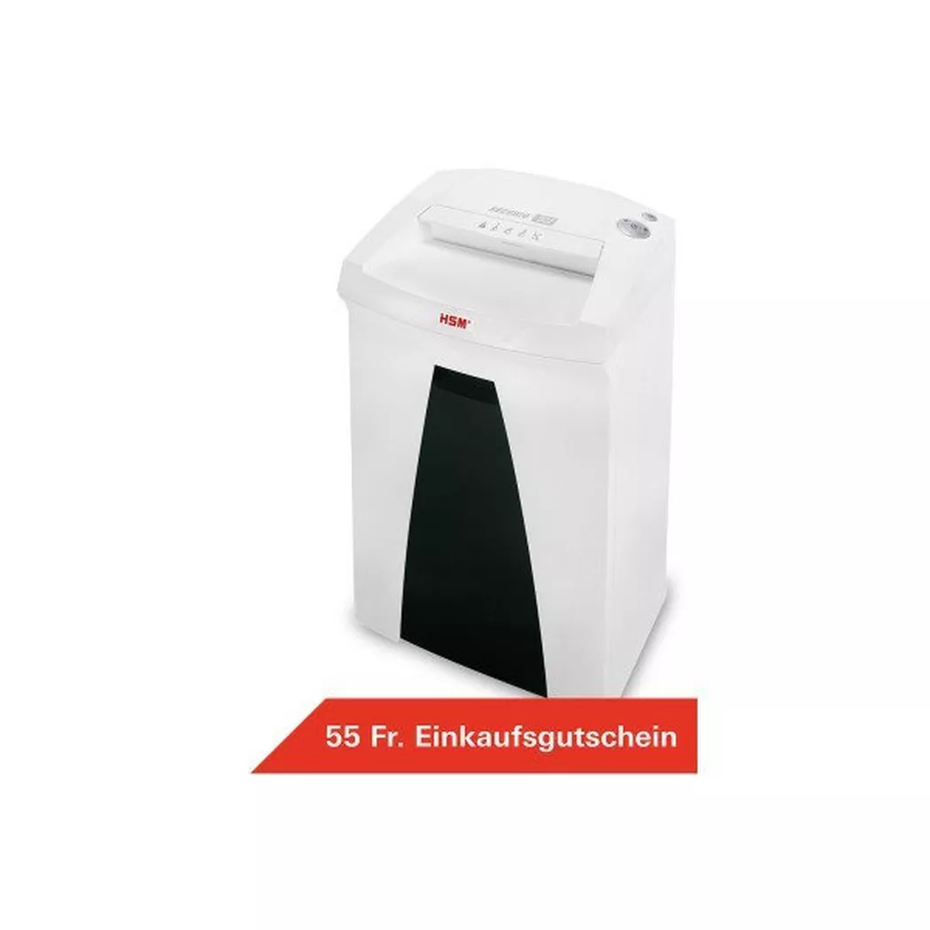 HSM – Aktenvernichter SECURIO B22 1833121 P-4, 33lt, Weiss Bunt