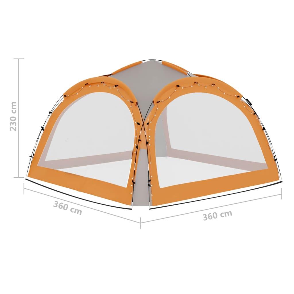 VidaXL tenda per feste Tessuto  