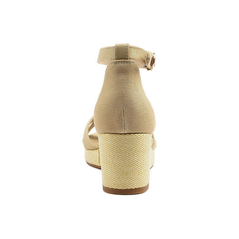 TOMMY HILFIGER Flag Criss-Cross Mid Wedge Espadrille  