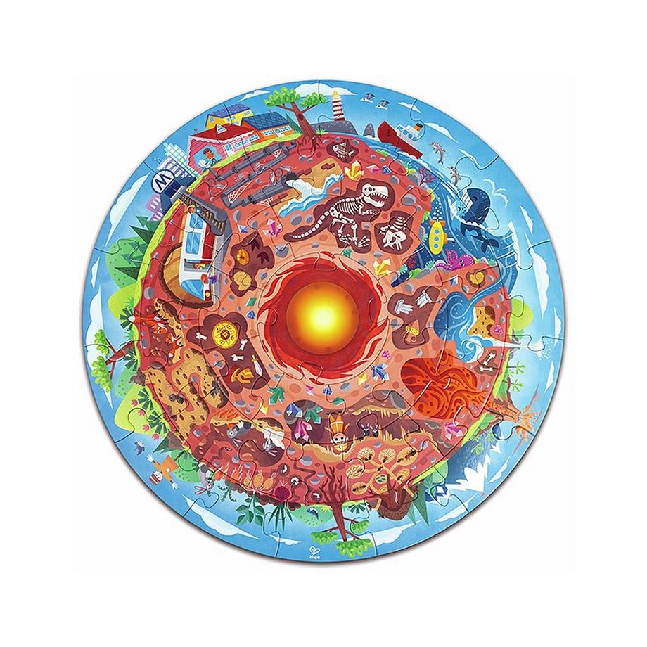 Hape  Puzzle Unter der Erde (36Teile) 