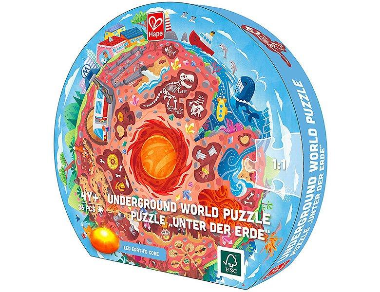Hape  Puzzle Unter der Erde (36Teile) 