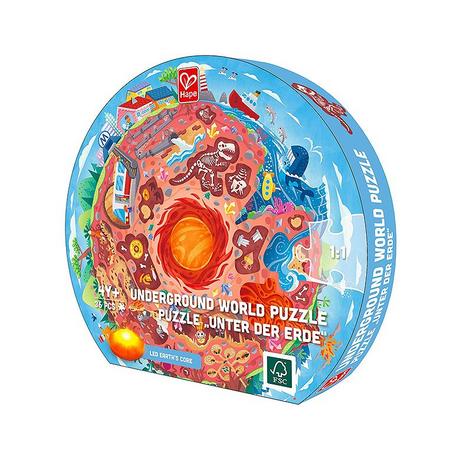 Hape  Puzzle Unter der Erde (36Teile) 