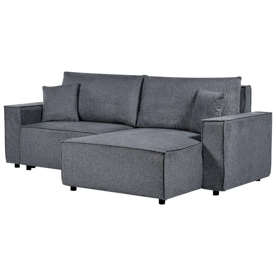 Beliani Canapé d'angle en Tissu Scandinave KARILA  