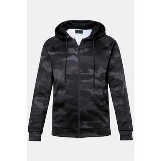 JP1880 Giacca sportiva con cappuccio mimetica Fitness  