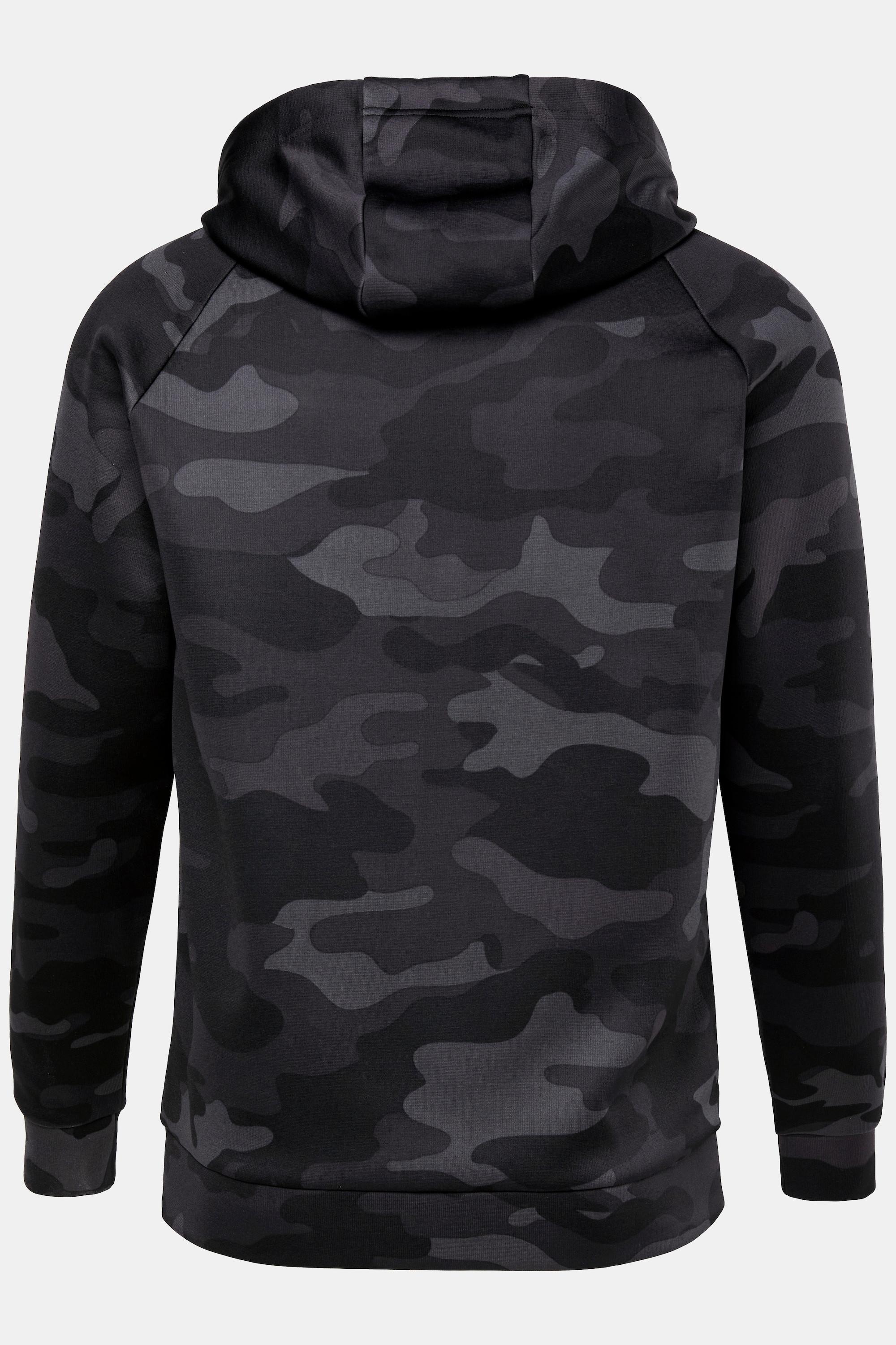 JP1880 Giacca sportiva con cappuccio mimetica Fitness  